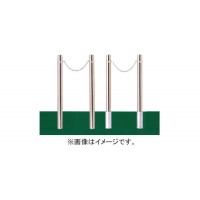 車止め ポスト 固定式 端部鎖なし 直径76.3mm 高さ850mm メーカー直送の3枚目