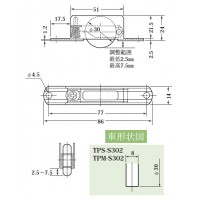 調整戸車10型 LPプラス車 鉄枠(30mm・平型)(1箱・10個)の2枚目