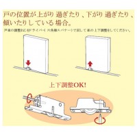 調整戸車10型 LPプラス車 ステンレス枠(30mm・平型)(1箱・10個)の3枚目