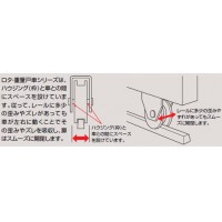 ロタ・ステンレス重量戸車(90mm・H型)(1個価格)の3枚目