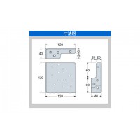 オメガー 2倍筋かい金具(1箱・50個価格) ※取寄品の2枚目