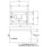 集合郵便受箱(SH型)186×256×300 ※メーカー直送品の2枚目