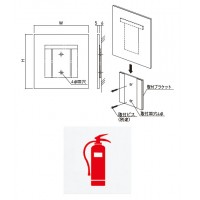 サイン(平付型)男マーク 青 150×150×11 メーカー直送品の2枚目