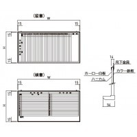 行事予定掲示板(ホワイトボード)900×1200 縦書 ※受注生産品 ※メーカー直送品の2枚目