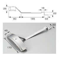 三日月和型 170mm ステン430・生地(1個価格) ※取寄品の2枚目