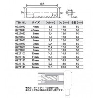 Pro-Autoスタンダードディープソケット(ミリ)6PT.(差込角6.35mm・サイズ9mm)の2枚目