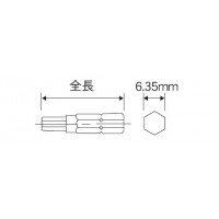 Pro-Autoドライバービット(スペシャル)いじり止め穴付き(差込角6.35mm六角・サイズT10)の2枚目