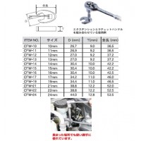 Pro-Autoクローフットレンチ(差込角9.5mm・サイズ12mm)の2枚目