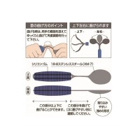 フレックス メタルスプーン 先割れ (兼用) 小 ピンク 取寄品の3枚目