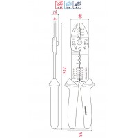 電工万能ペンチ 230mm ※取寄品の2枚目