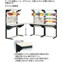 ライン作業台(スタンダード・片面)1200×687.5×1885mm【代引不可・メーカー直送品 車上渡し品】の2枚目