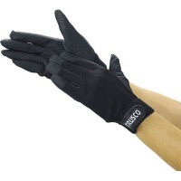 PU厚手手袋(エンボス加工)L ブラック(1双価格)の1枚目