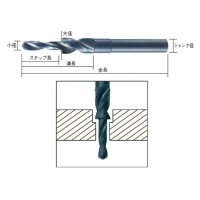 段付ドリル 六角穴付ボルト用 M6×90mm - 大工道具・金物の専門通販アルデ