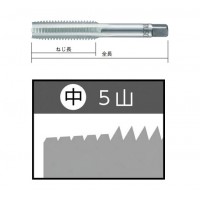 ハンドタップ ユニファイねじ用・SKS 1/2UNC13 中の2枚目