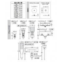 ホルダー式クリップ超大型クリップ+ジョイント1連+GC1型クリップ※取寄せ品の2枚目