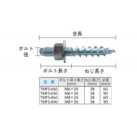 ボルトスクリュー M8×60 12本入 ※取寄品の2枚目