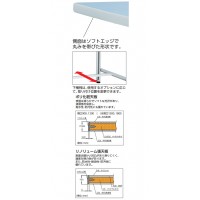 BOR型軽量作業台 900×600×740 ホワイトの2枚目