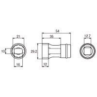 フォームタイソケット インパクトレンチ用 取寄品の2枚目