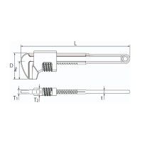 モーターレンチ 230mm 取寄品の2枚目