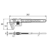 ライトモーターレンチ 280mm 取寄品の2枚目