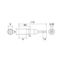 電動ドリル用強軸ソケット 対辺寸法10mm 取寄品の3枚目