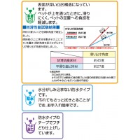 ペット用 防滑・消臭・防水マット 50cm×65cm ライトブラウン ※取寄品の2枚目