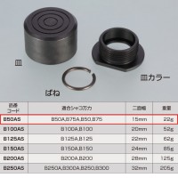 【部品】B型シャコ万力 皿セット (B50A,B75A,B50,B75 適合) 取寄品の2枚目