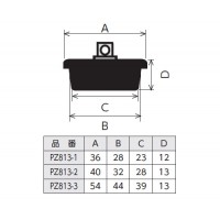 カサ付きゴム栓 2タイプ ※取寄品の2枚目