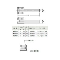 三方バイトホルダー バイトKBTB2用 取寄品の2枚目