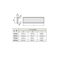 カッティングバイト 127×3.2×19mm 取寄品の2枚目