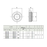 転造ローレツトE型駒 平目 細目 ピッチ0.6mm 取寄品の2枚目