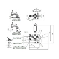 下方押えトグルクランプ(垂直)取寄品の2枚目
