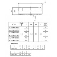 ステンレス製ねじ込継手 両長ニップルSch40 ネジ(R×L)1/4×75の2枚目