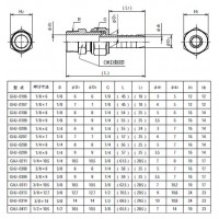 黄銅製ホースジョイント ネジ(R)1/4 タケノコ外径(径D)7の2枚目