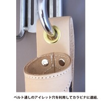 ヌメ革 溶接棒入れステン底付 取寄品の3枚目