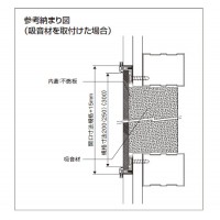 壁用点検口枠 枠のみ NF11吸音材(9.5mm、12.5mm兼用)450×450mm 1箱15個価格の2枚目