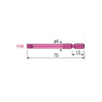 彩ビット(段付・マグネット入り)刃先(-)6×全長70mm(2本組)の2枚目