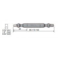 スクエア両頭ビット 刃先No.1×65mm(2本組)の2枚目