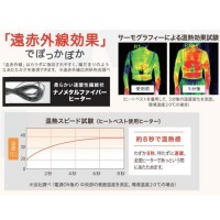 速暖 ヒートベストEX (Mサイズ) 黒色 服のみ 取寄品の5枚目