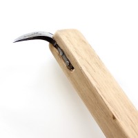 三木木工所 〆鈎 鉄爪 クローム爪 手鈎 手鉤 柄の長さ 240mm 木製 受注生産の3枚目