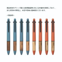 ジェットストリーム(JETSTREAM)×カリモク(karimoku) 多機能ペン 4&1 0.5mm サンセットオレンジ 取寄品の3枚目