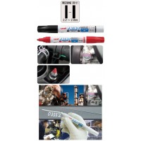 サインペン アルコールペイントマーカー 2.2～2.8mm PXA-200 銀 【10本セット】 取寄品の2枚目
