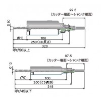 ALC用コアドリル(ポリクリック)カッター 100mmの2枚目