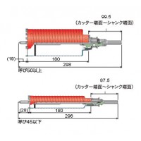 ドライモンドコアドリル 乾式 (ポリクリック)カッター 155mmの2枚目