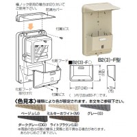 化粧フード ベージュ B3-FJ (1個価格)の2枚目