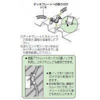 デッキプレート用送りエンド CD単層波付管16用 (10個価格)の3枚目