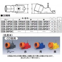 F・ころエンド(Gタイプ・スクリュー釘付)CD単層波付管16用 赤 (10個価格)の2枚目