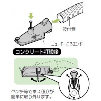 ニューF・ころエンド CD単層波付管16用 (100個価格)の3枚目