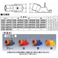 F・ころエンド(Gタイプ・スクリュー釘付)CD単層波付管36用 グレー 30個価格の2枚目