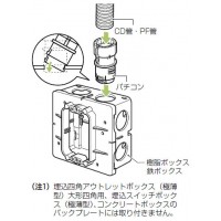 パチコン(コネクタGタイプ)CD単層波付管28用 CDK-28GC (10個価格)の3枚目